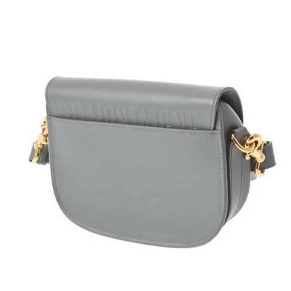 CHRISTIAN DIOR Bobby Small Bag Grey Calf Shoulder - Picture 2 of 12